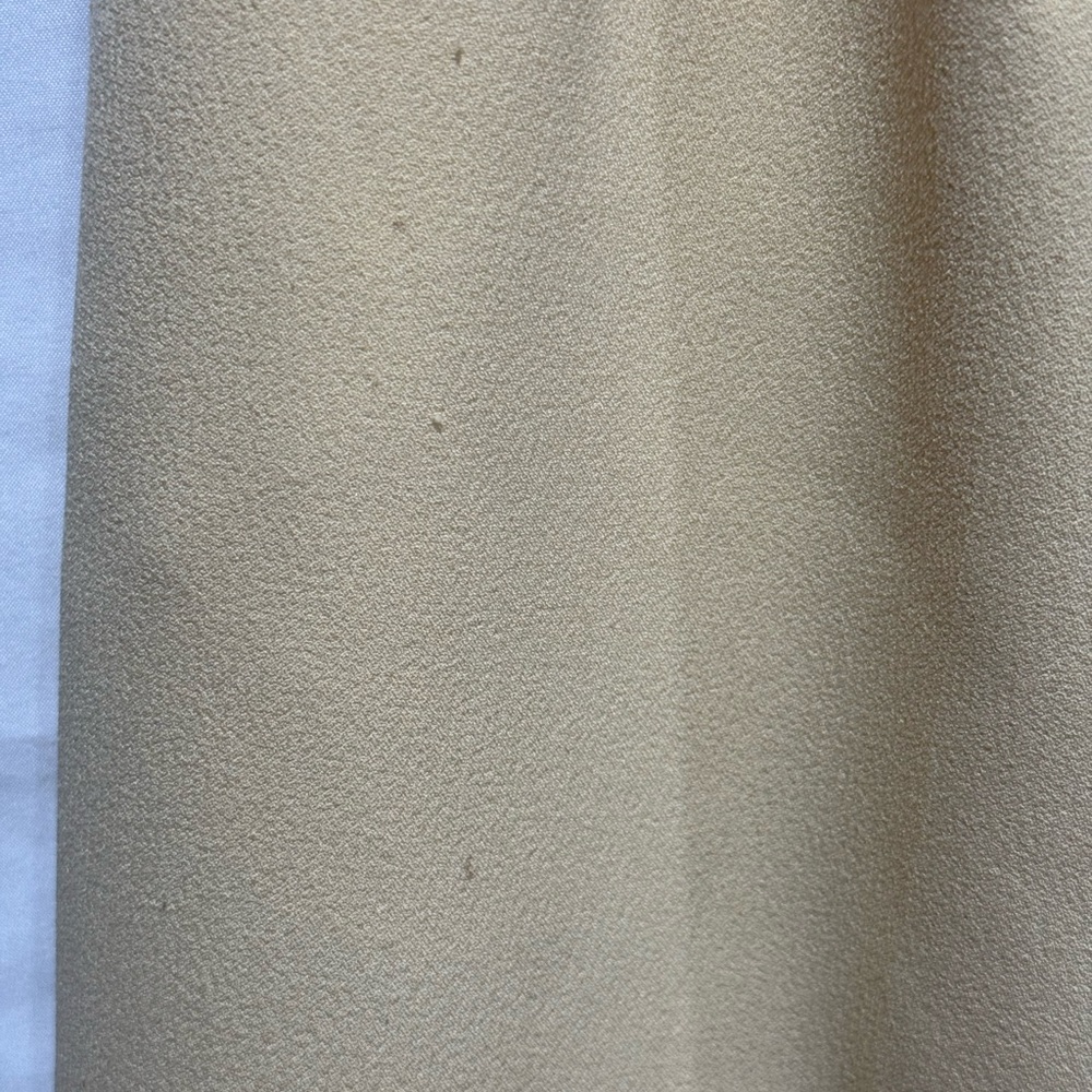 Harvé Benard Petites 8P Pale Yellow Lined Trousers High Waist  Career Pant - Picture 6 of 16